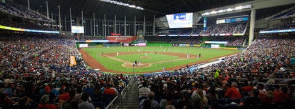 Seat view from Home Plate Box B First Base