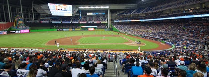 Seat view from Home Plate Box B Third Base