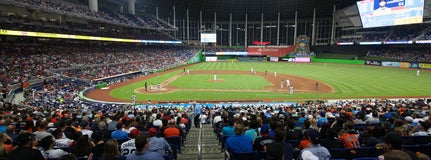 Seat view from Home Plate Box B First Base