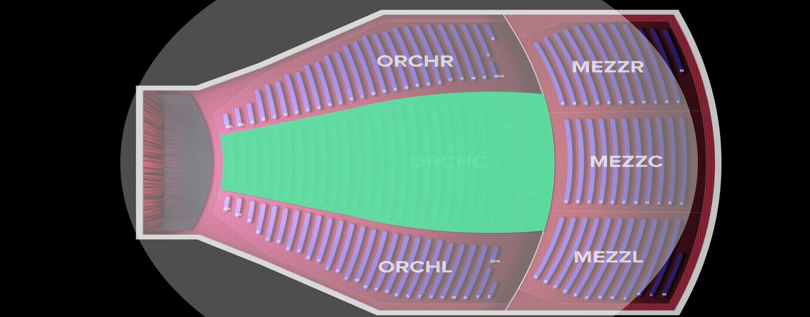 Seat view from Orchestra
