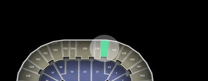 Seat view from Upper Sideline