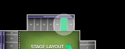 Seat view from Section