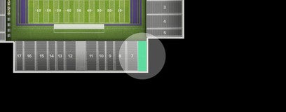 Seat view from Section