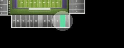 Seat view from Section