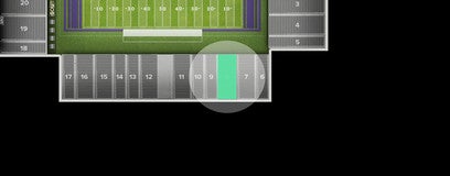 Seat view from Section