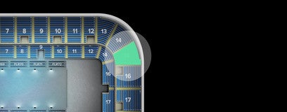 Seat view from Upper