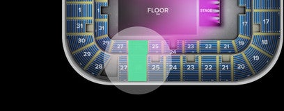 Seat view from Upper