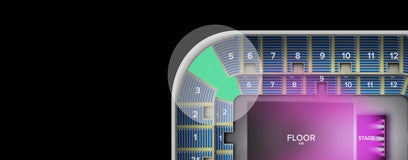 Seat view from Upper