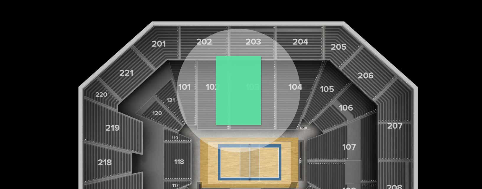 Seat view from Lower