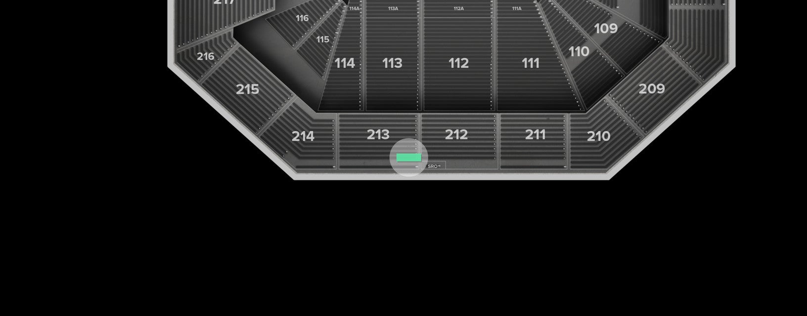 Seat view from 