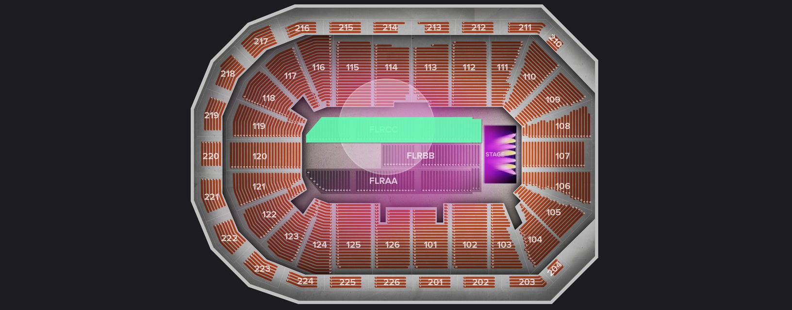 Seat view from Floor