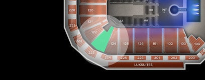 Seat view from Lower