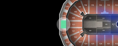 Seat view from Upper