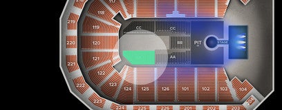 Seat view from 