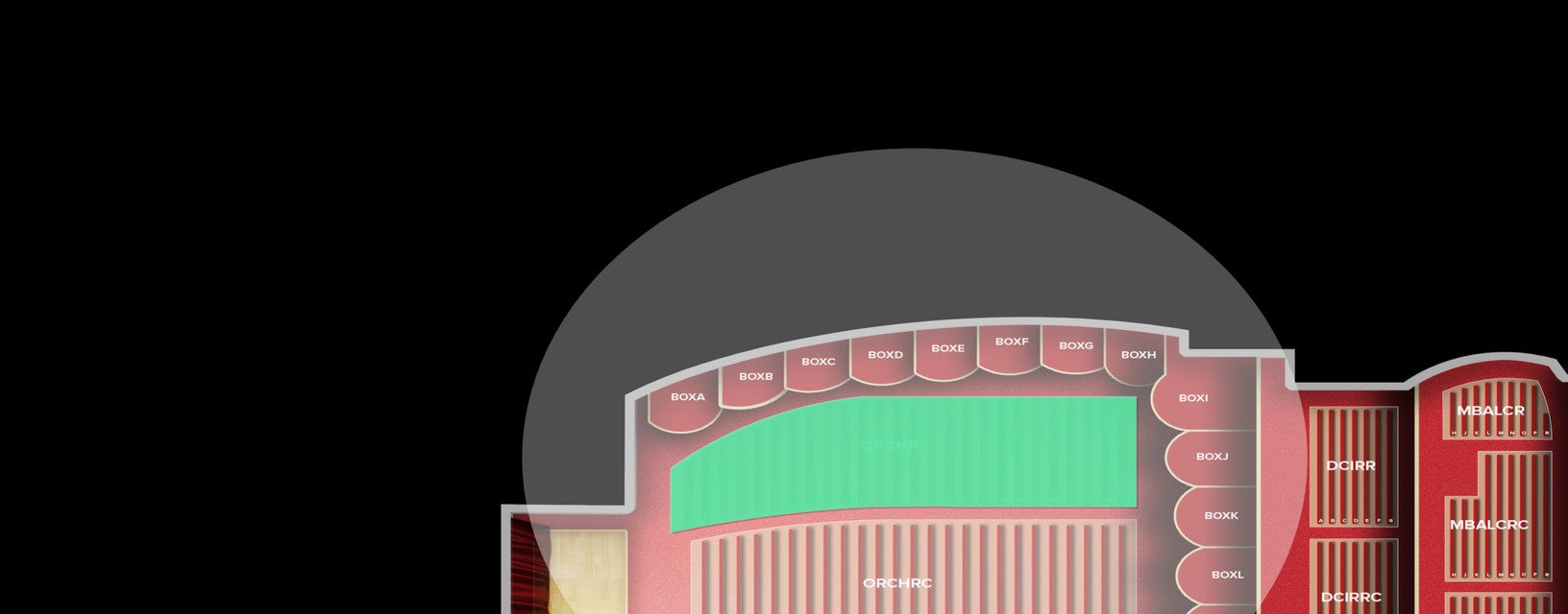 Seat view from Orchestra