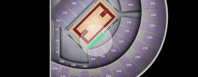 Seat view from Courtside