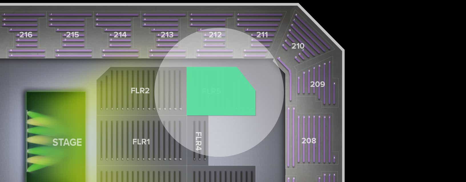 Seat view from Floor