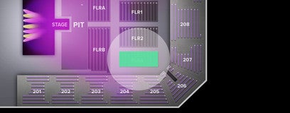 Seat view from Floor