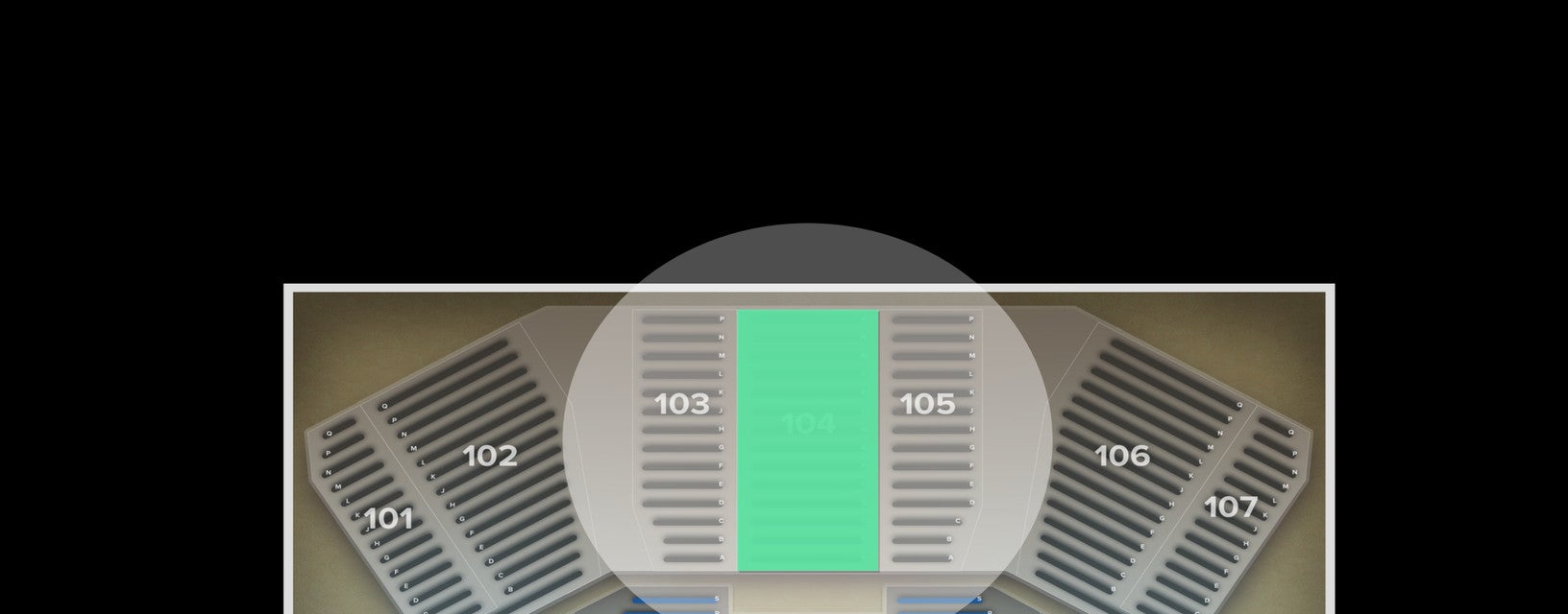Seat view from Lower