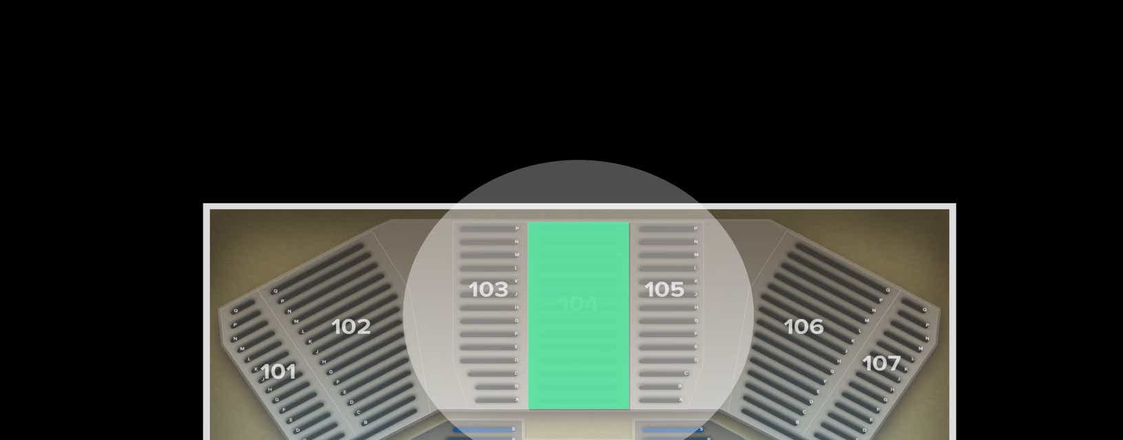 Seat view from Lower
