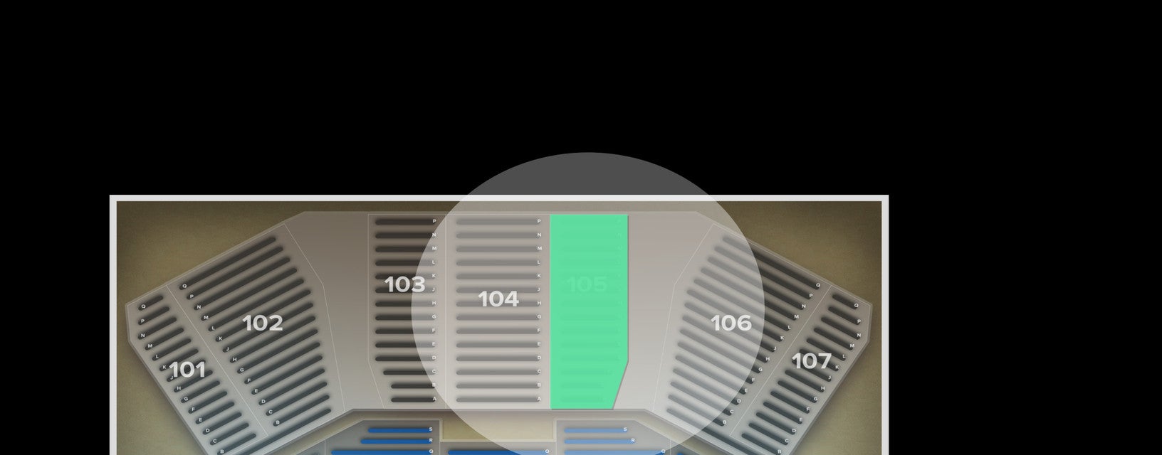 Seat view from Lower