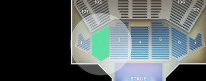Seat view from