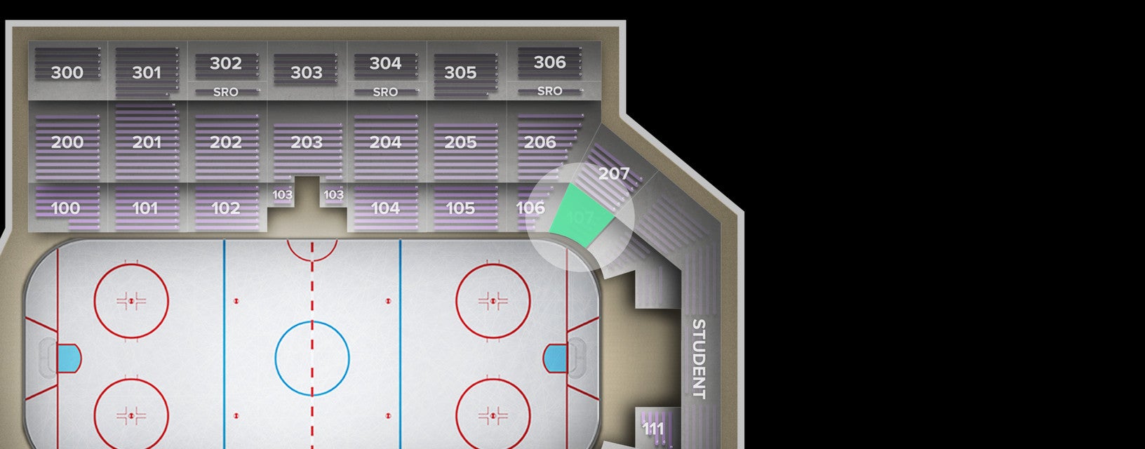 Seat view from Lower