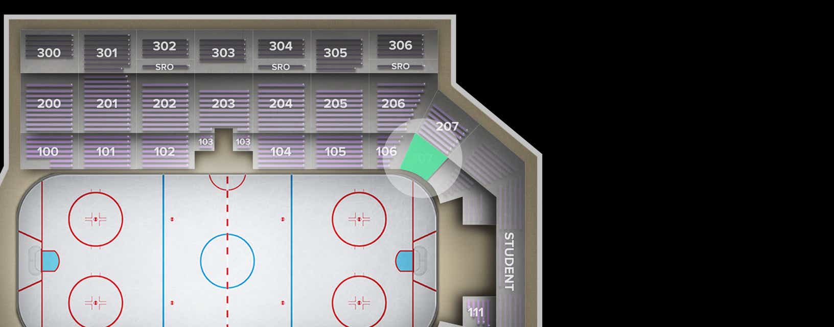 Seat view from Lower