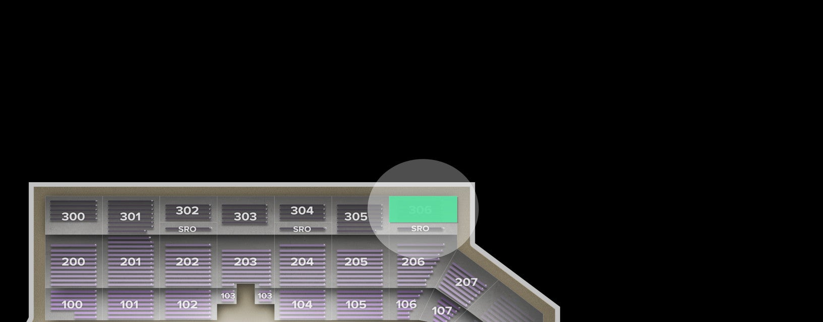 Seat view from Upper