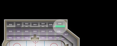 Seat view from Standing Room Only