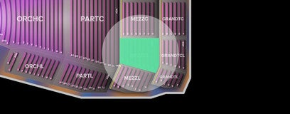 Seat view from Mezzanine