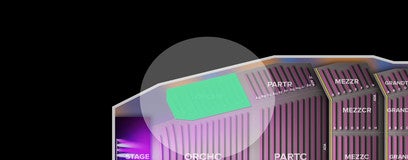 Seat view from Orchestra