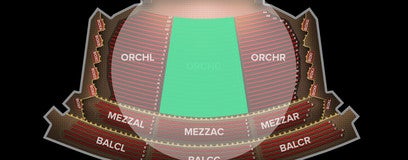 Seat view from Orchestra Center