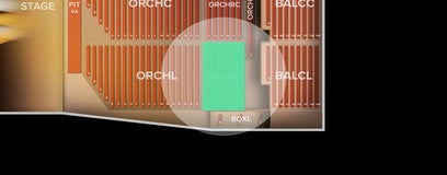 Seat view from Orchestra