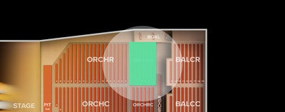 Seat view from Orchestra