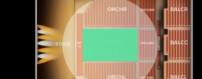 Seat view from Orchestra