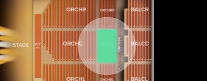 Seat view from Orchestra