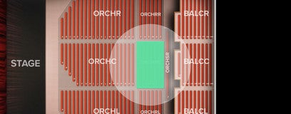 Seat view from Orchestra