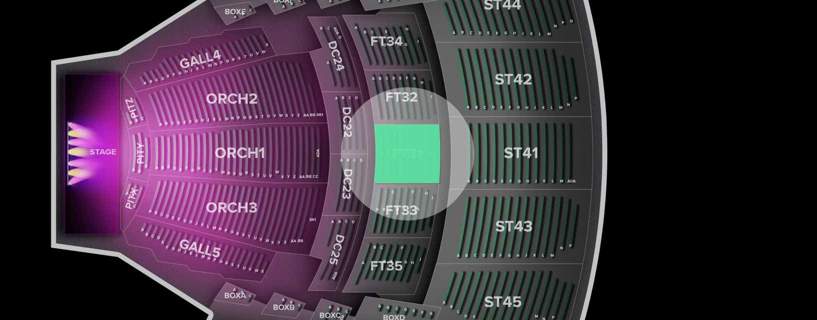 Seat view from First Tier