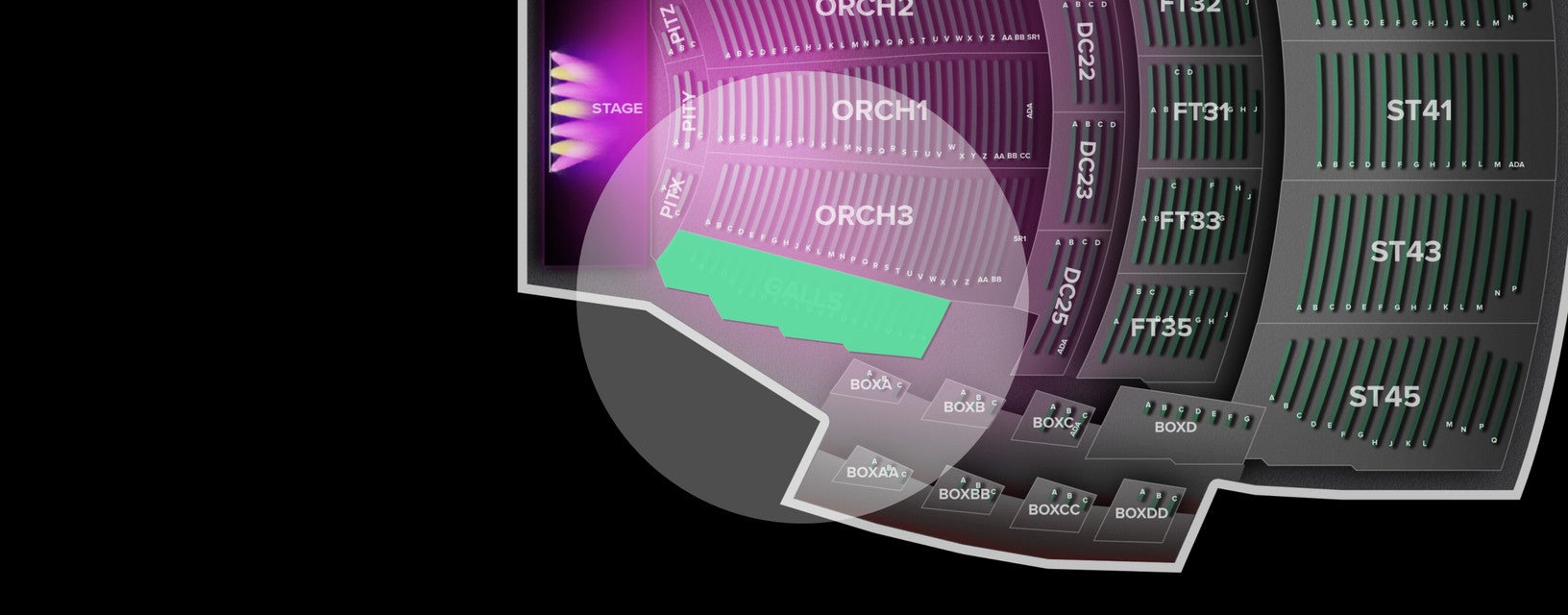 Seat view from Gallery
