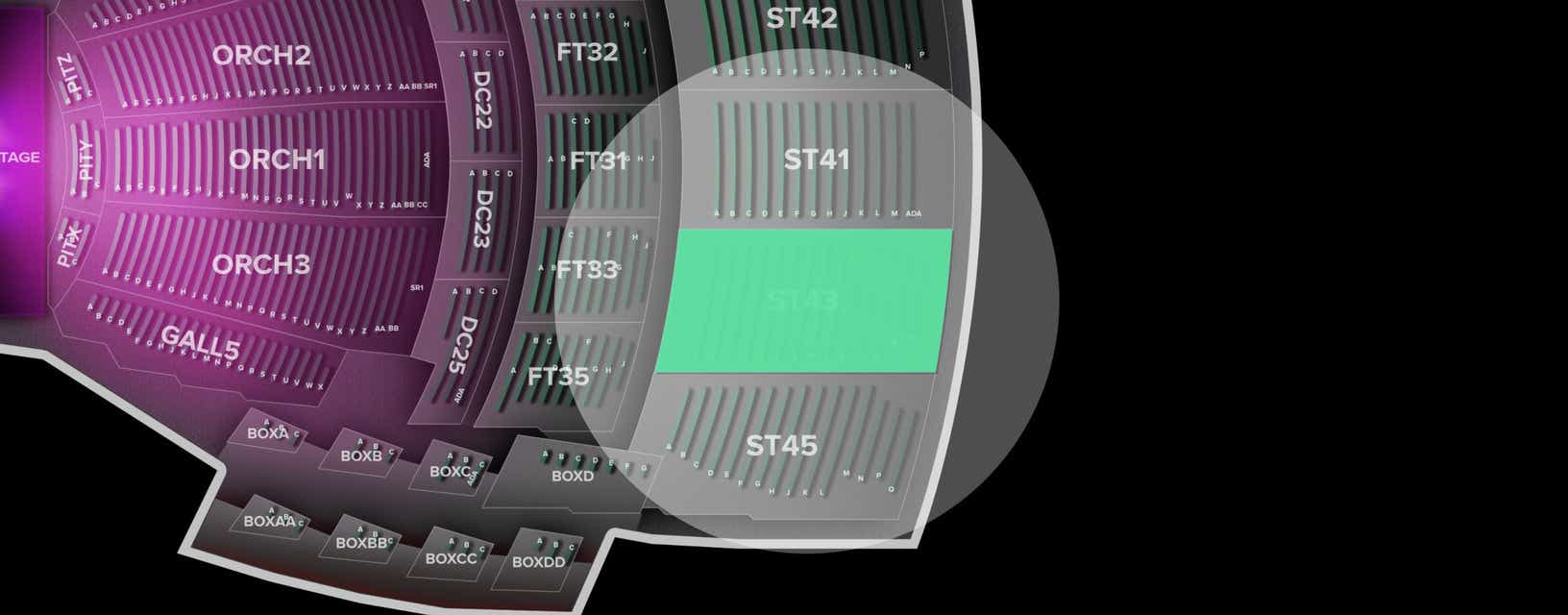 Seat view from Second Tier