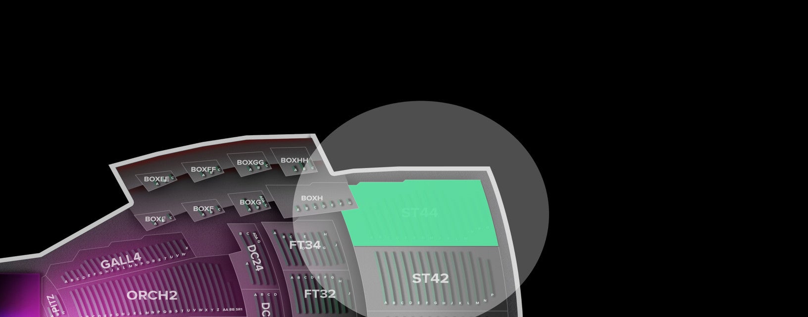 Seat view from Second Tier
