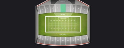 Seat view from Sideline