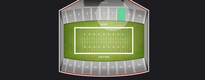 Seat view from Sideline