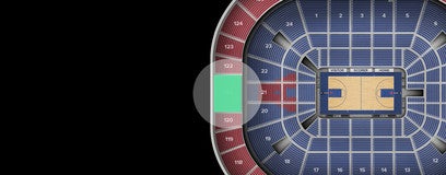 Seat view from Upper Baseline