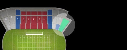 Seat view from Corner