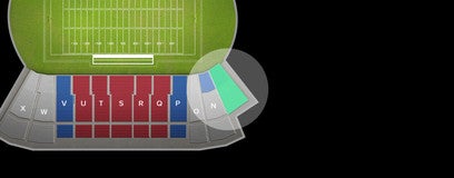 Seat view from Molson Zone