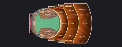 Seat view from Orchestra