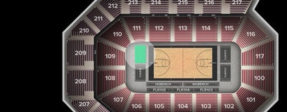 Seat view from Courtside