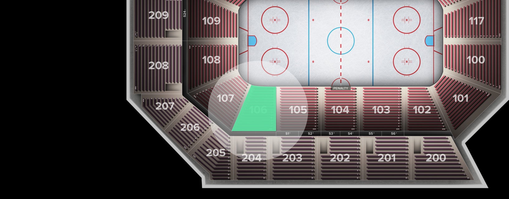 Seat view from Lower